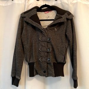 Oversized Collar Puma Jacket